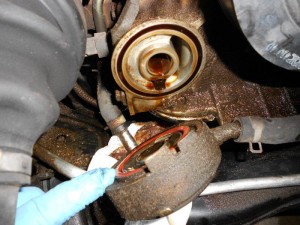 fix oil leak Nissan Murano