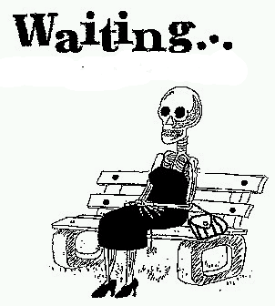 Waiting Forever Til I Die Skeleton