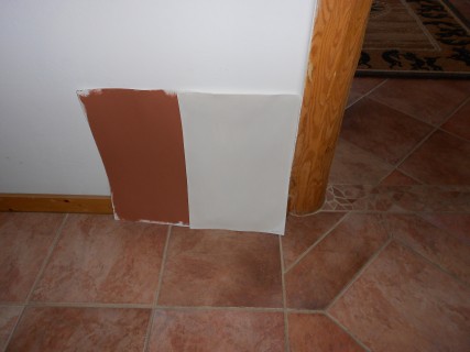 Interior paint samples southwest spanish pallet