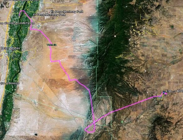 GPS Track Google Earth RV-3 Aircraft Flight