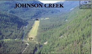 Johnson Creek Idaho Airport Camping Tent Runway