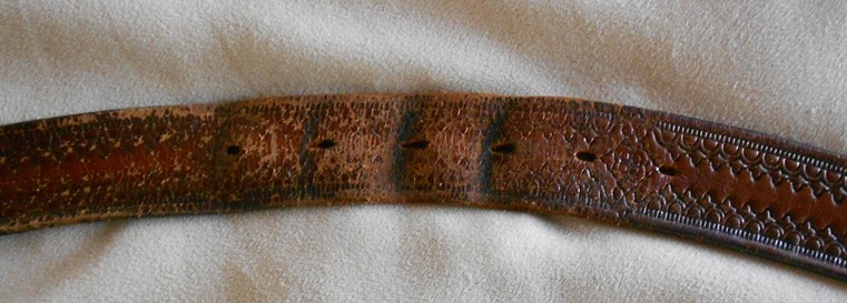 Fat Worn Leather Belt