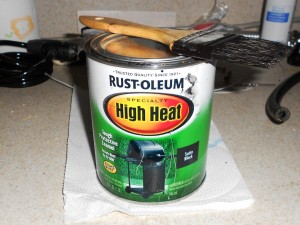 Rust-oleum High Heat Paint Solar Collector