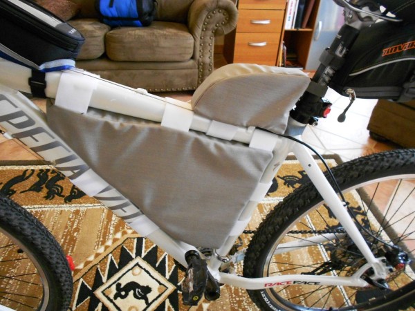 Frame Bag Bicycle Mountain Bike Sewing