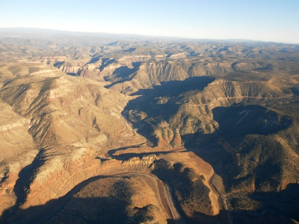 Grapevine Arizona Backcountry Camping Aircraft Aviation RV-3 Salt River Canyon