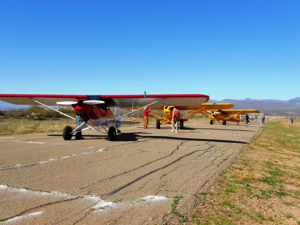 Arizona Camping Grapevine Backcountry Airstrip aircraft