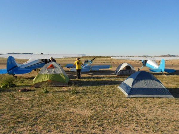 2013 Cactus Fly-In camping aircraft