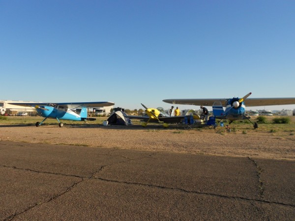 2013 Cactus Fly-In camping aircraft