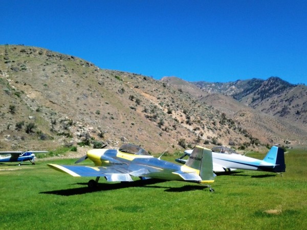 Aircraft Flying B Ranch RV-3 Backcountry Airstrip