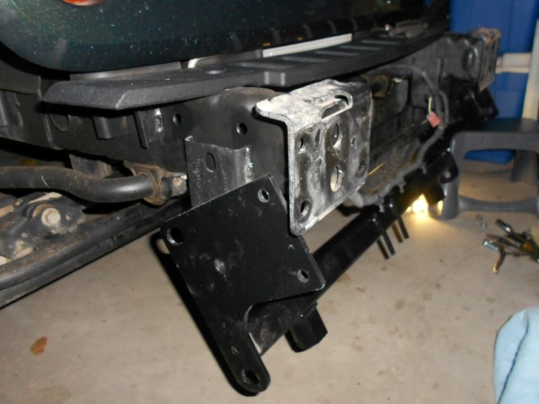 Jeep WranglerTow Base Plate Frame Holes