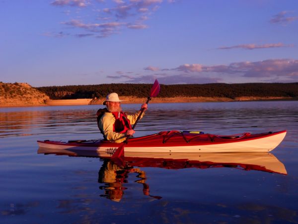 Necky Manitou Kayak Dark Full Moon Bluewater night