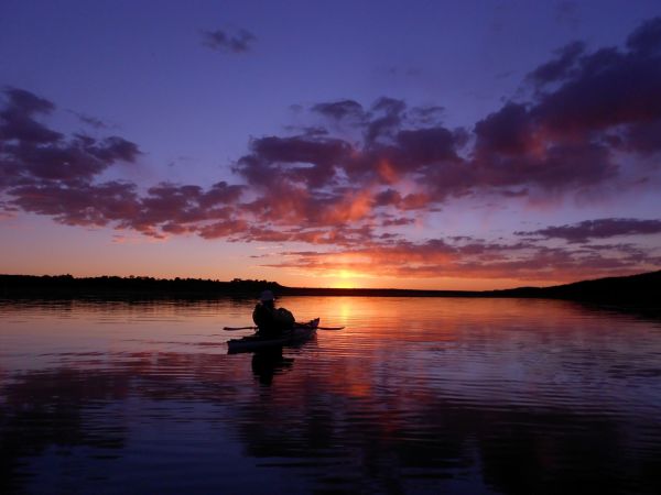 Necky Manitou Kayak Dark Full Moon Bluewater night