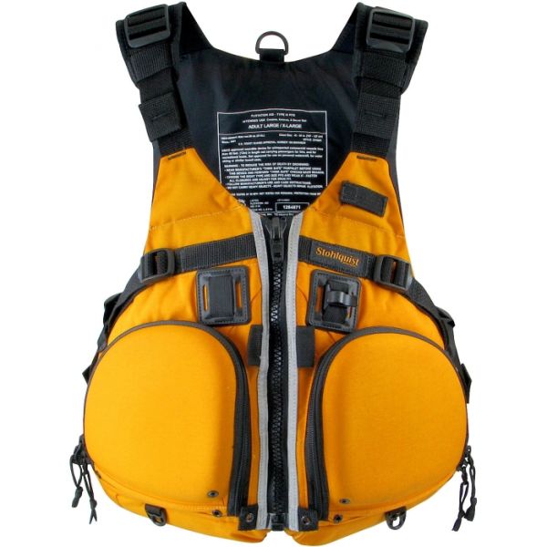 Stohlquist Kayak PFD Life Jacket Fisherman