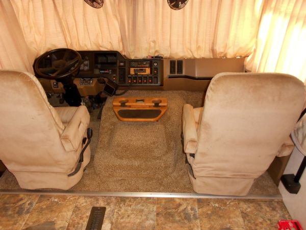 RV Motorhome Carpet Install Replace Doghouse Cockpit