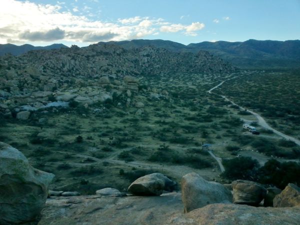 Camping BLM Indian Bread Rocks Boondocking dry rock climbing