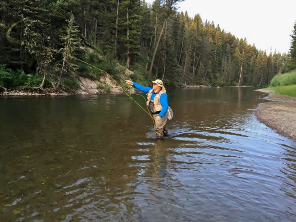 Fly Fishing Montana Bitterroot River Lincoln