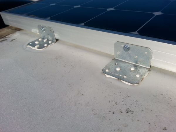 Solar Panel Mount 3M 5200 adhesive
