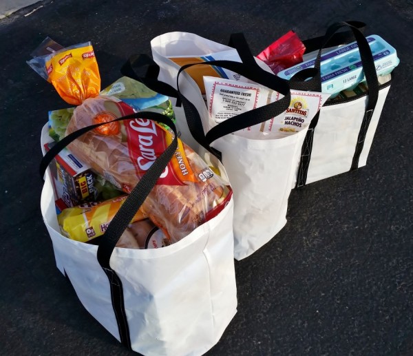 DIY Tote Bag Dacron Sailcloth Sailrite groceries