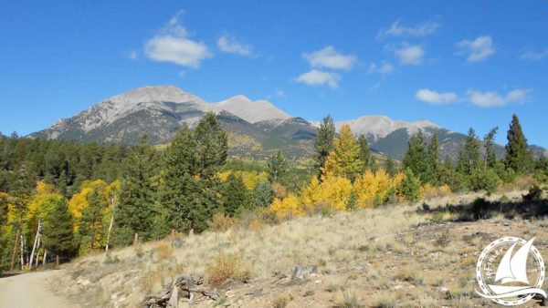 Colorado Trail Jeep Aspen Gold Yellow Mount Shavano
