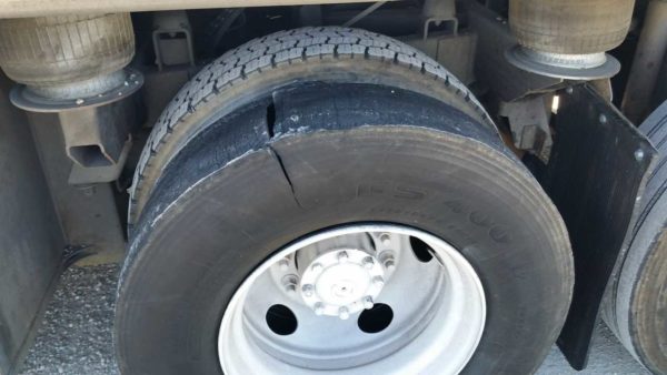 Missy 1998 MCI 102-EL3 coach bus conversion tire blowout