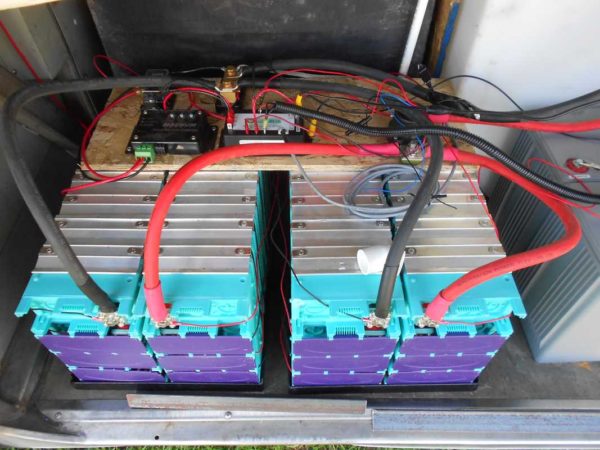 Lithium battery bank ECU relay Missy MCI bus conversion motorhome RV