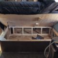 Bed Frame storage gas spring lift Missy bus coach conversion