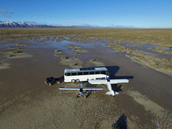 High Sierra Fly-in Dead Cow dry lake bed airplanes stoldrag