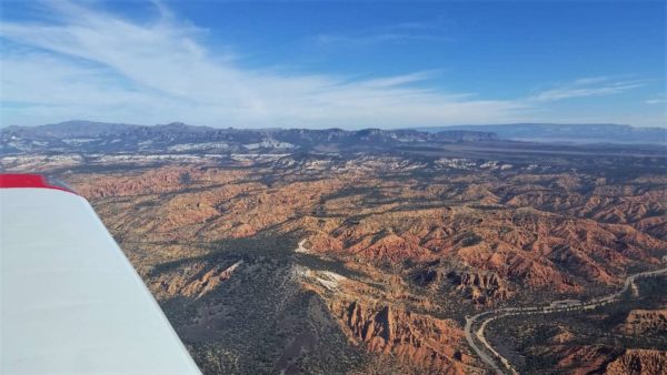 Vans RV-4 flying Nevada Utah GPS groundspeed Bryce