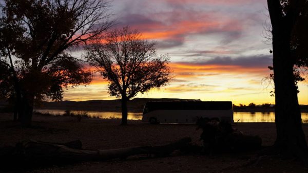 Missy sunrise lake state recreation area MCI bus conversion