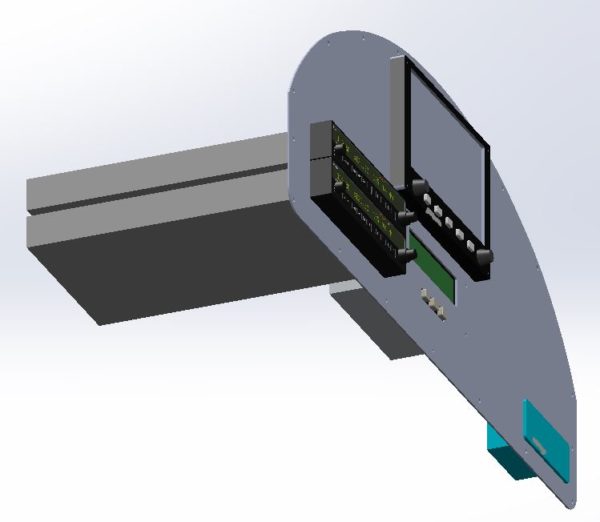 SolidWorks Vans RV-4 Instrument Panel 3D water jet