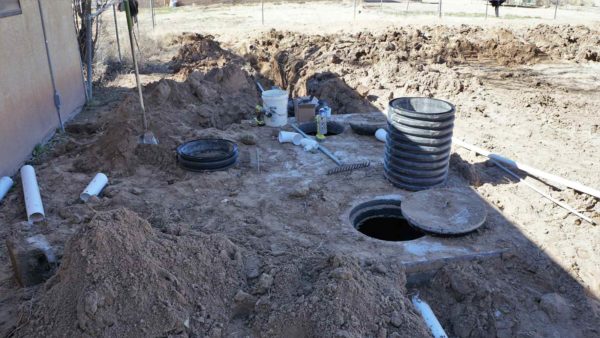 House Remodel Septic System Tank Drain Field