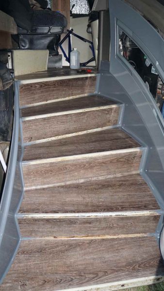 Missy staircase stairs vinyl laminate flooring