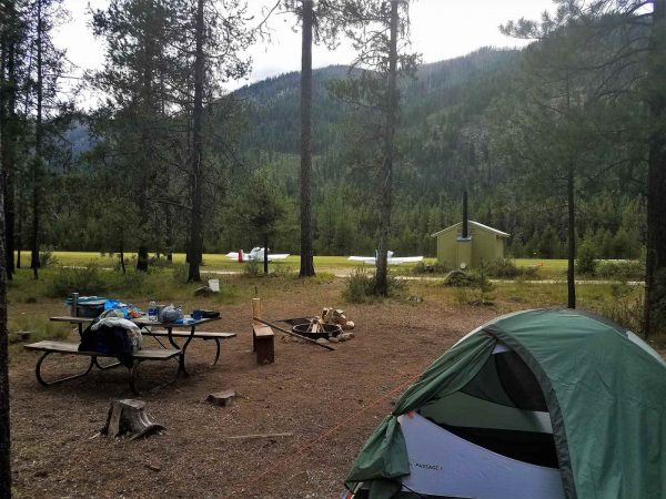 Idaho Backcountry Camping Airstrip RV-4 Johnson Creek