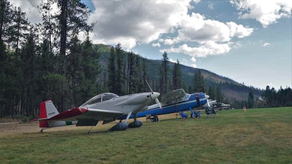 RV-4 Idaho backcountry camping aircraft johnson creek 3u2