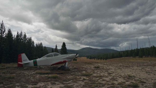 RV-4 Idaho backcountry camping aircraft cold meadows