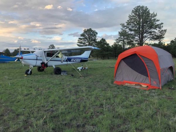 Rainy Mesa New Mexico backcountry airstrip Vans RV-4 Negrito