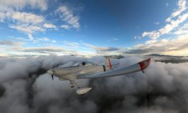 Van's RV-4 Aircraft New Mexico Low Clouds