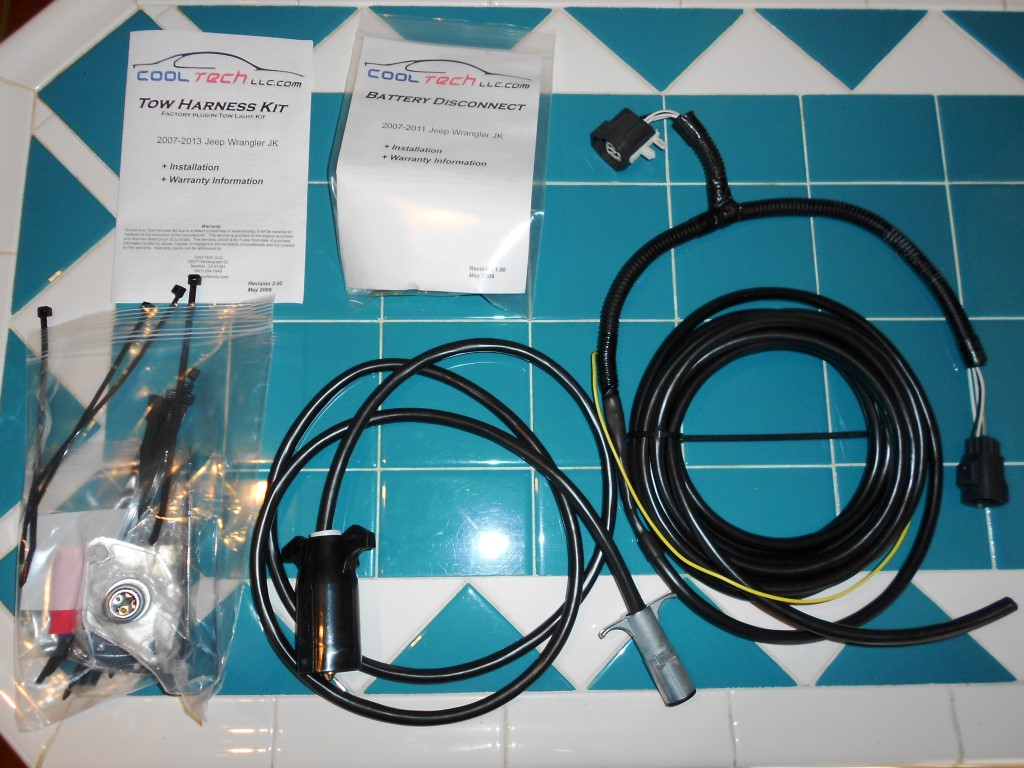 CoolTech Wiring Harness Deluxe Kit Tow Jeep Wrangler